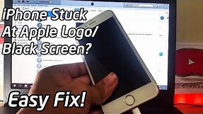 How To Fix iPhone Stuck At Apple Logo/Black Screen (DFU Technique 2021)