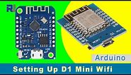 Start Using Wemos D1 Mini NodeMCU WiFi ESP8266 module with Arduino