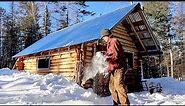 Winter Off Grid Log Cabin Living And Homestead Shower/Closet Remodels