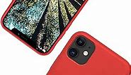 eplanita Eco iPhone 11 Mobile Phone Case, Biodegradable and Compostable Plant Fibre and Soft TPU, Drop Protection Cover, Eco Friendly Zero Waste (iPhone 11, Red)