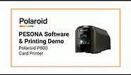 Polaroid P800 Card Printer - Software Demo & Printing