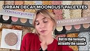 Urban Decay Moon Dust Palettes || Eye Swatches, Comparisons, Review