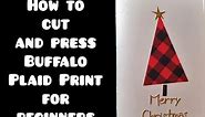 Buffalo plaid svg cut files how to use them for beginners, cricut design space, silhouette studio
