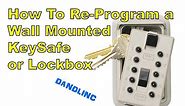 How To Reset & Program A Keysafe Lockbox (Supra) DIY