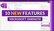 Microsoft OneNote New Features - Top 10 updates for 2021 | Desktop, Mac, Web, iOS and more