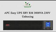 APC Easy UPS SRV RM 3000VA 230V Unboxing