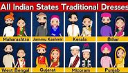 Traditional Dresses From All Indian States | Traditional Costumes of All Indian States