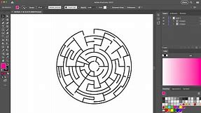 Create a Circular Maze in Illustrator