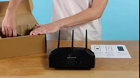 NETGEAR 4-Stream WiFi 6 Router (R6700AX) – AX1800 Wireless Speed (Up to 1.8 Gbps) | Coverage up to 1,500 sq. ft., 20 devices