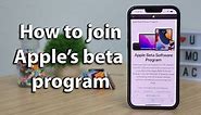 How to join Apple's public beta to test new iPhone features