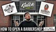 How to Open a Barbershop 💈 Part 2 - Name and Logo