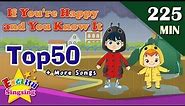 If You're Happy and you know it + More Songs | Top 50 Nursery Rhymes with lyrics | kids video