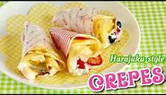 Kawaii Harajuku Crepes (Japanese Street Food Recipe) | OCHIKERON | Create Eat Happy :)