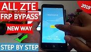 ✅ALL ZTE Google Account Bypass 2019 | Without Pc | New Way | #AndroidUnlock
