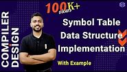 Symbol Table Data Structure Implementation Video Lecture | Crash Course: Computer Science Engineering (CSE)