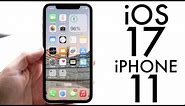 iOS 17 OFFICIAL On iPhone 11! (Review)