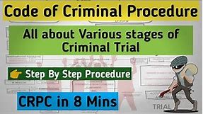 CRIMINAL CASES TRIAL FULL PROCESS | CRIMINAL PROCEEDING IN INDIA | CRPC STAGES & STEPS COURT SYSTEM