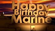 Happy Birthday Marine