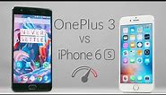 OnePlus 3 vs iPhone 6S Speedtest Comparison!