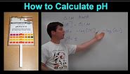 Calculating pH Values for Strong Acids & Bases - Mr Pauller