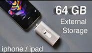 External Storage for iPhone / iPad (64 GB)