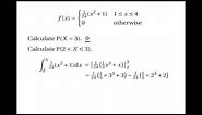 Continuous Random Variables: Probability Density Functions