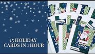 Free Cardmaking Class: 15 Holiday Cards in 1 Hour