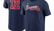 Nike Men's Sean Murphy Navy Atlanta Braves Player Name and Number T-shirt - Macy's