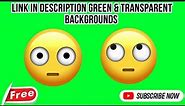 Emoji Animation Face With Rolling Eyes 🙄🙄 Eyes | free emoji green screen