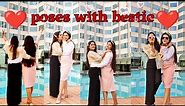 Best photo pose for girls with her best friend or sister |poses with bestie |best friend pose ideas