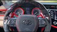 Installing my CUSTOM MADE Toyota Camry Steering wheel w/@justacamry (Process + Review)