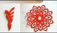 Paper Snowflake Tutorial | Learn How To Make Snowflakes In 5 Minutes