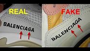 Real vs. Fake Balenciaga Triple S. How to spot counterfeit Balenciaga sneakers.
