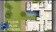 How to Render a Floor Plan in Photoshop like a Professional