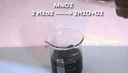 Hydrogen Peroxide and Manganese Dioxide Reaction