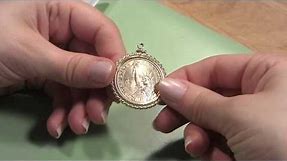 How to Mount a Coin Into a Coin Bezel Frame