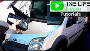 Ford Transit Connect - How to Remove and Replace Wing Mirror - Mirror Glass Replacement