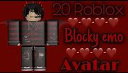 20 Blocky Emo Avatar Looks | Joyce n Claudia city