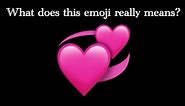 What does the Revolving Hearts emoji means?