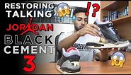 Air Jordan Black Cement 3s Full Restoration Tutorial with Vick