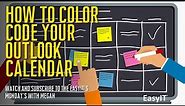 How To Color Code Your Microsoft Outlook Calendar