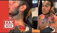 Bearded Tekashi 6ix9ine Shares New Tattoo Photo Through Akademiks