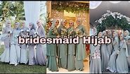 Model baju Bridesmaid hijab terbaru 2020 | Dress bridesmaid brokat