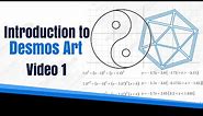 How to Create Desmos Art 1 - Lines and Circles - Step by Step Guide