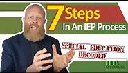 7 Steps In An IEP Process | Special Education Decoded