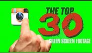Top 30 Green Screen Footage Free Download V.1