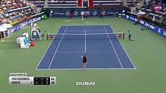 Dubai Day 2 | Pavlyuchenkova vs. Bencic | Pavlyuchenkova Match Point
