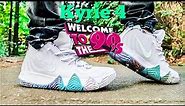 Nike Kyrie 4 90s Review & Fire On Feet!!