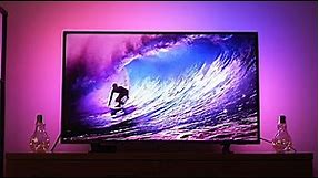 Philips Ambilight TV Review & Demo - Amazing Immersive Colors!