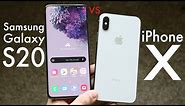 Samsung Galaxy S20 Vs iPhone X! (Comparison) (Review)